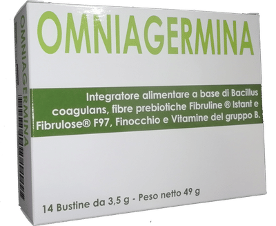 Integratore Omniagermina con probiotici e prebiotici, 12 bustine