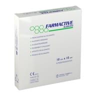 MEDICAZIONE IN ALGINATO CALCICO STERILE FARMACTIVE DIMENSIONI 10X10CM 10 PEZZI