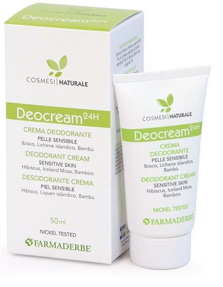 Deocream Crema Deodorante Pelli Sensibili 50 Ml