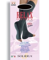RELAX UNISEX 140 GAMBALETTO COTTON PUNTA APERTA NERO 1 S