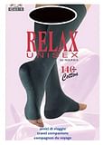 RELAX UNISEX 140 GAMBALETTO COTTON PUNTA APERTA NERO 2 M