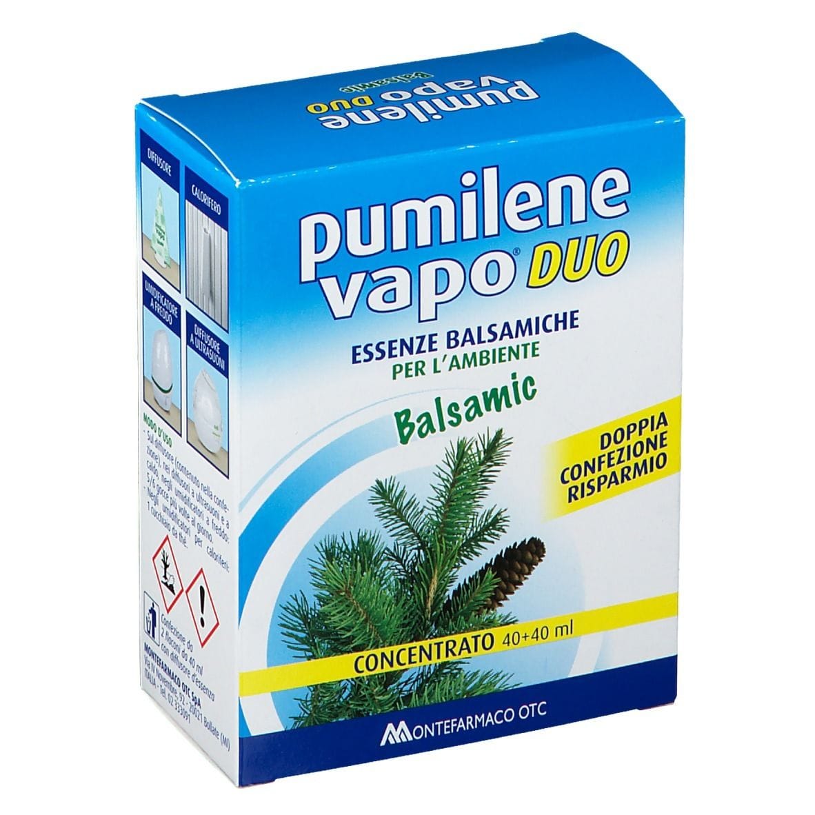 PUMILENE VAPO DUO CON DIFFUSORE 2X40 ML