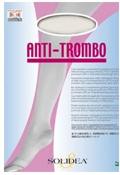 ANTITROMBO CALZA SOLIDEA BIANCO LARGE