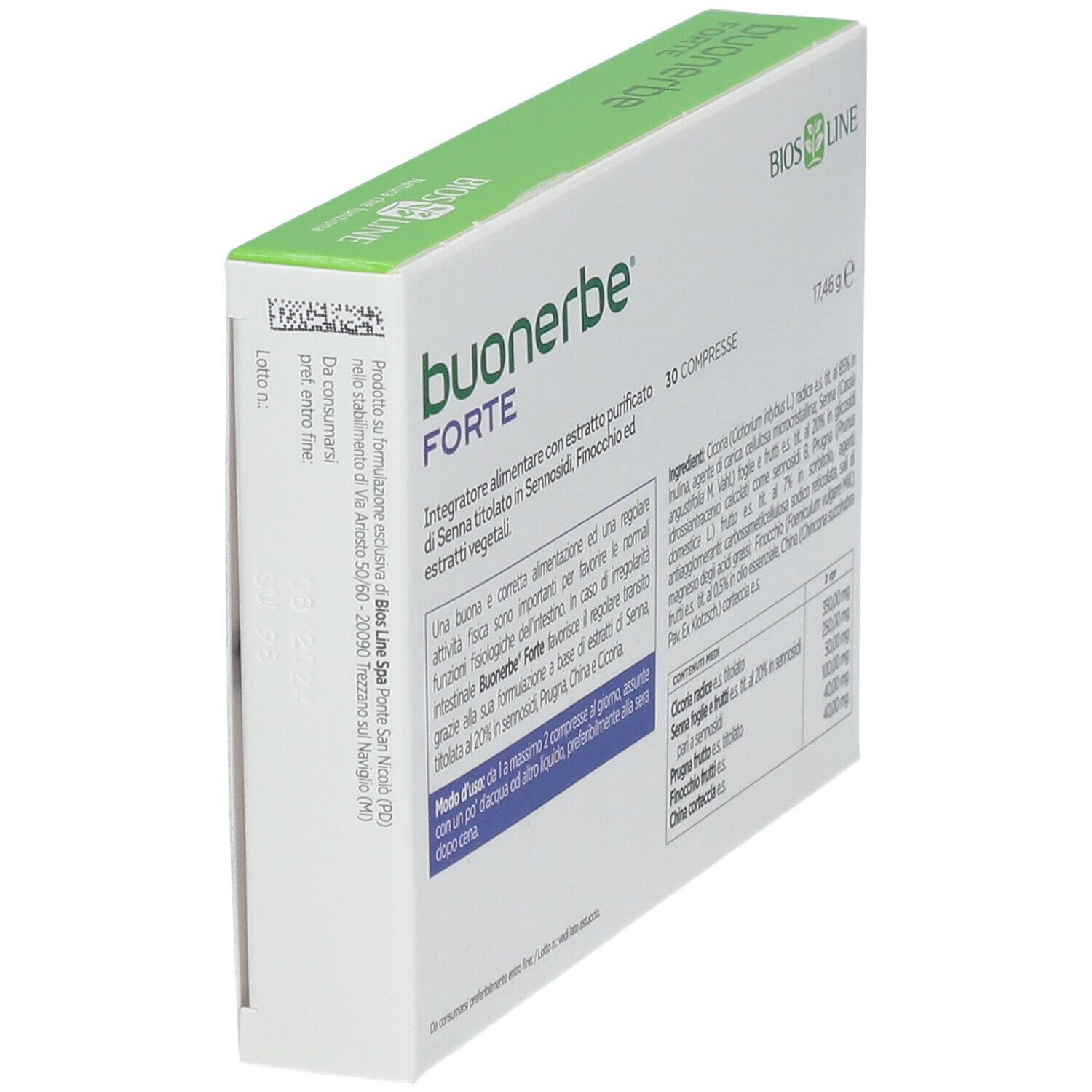BUONERBE FORTE 30 COMPRESSE BIOSLINE