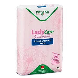 Ladycare Assorbenti Ipoallergenici Notte 10 Pezzi Profar