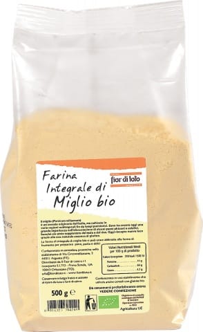 Fior Di Loto Farina Integrale Al Miglio 500 G
