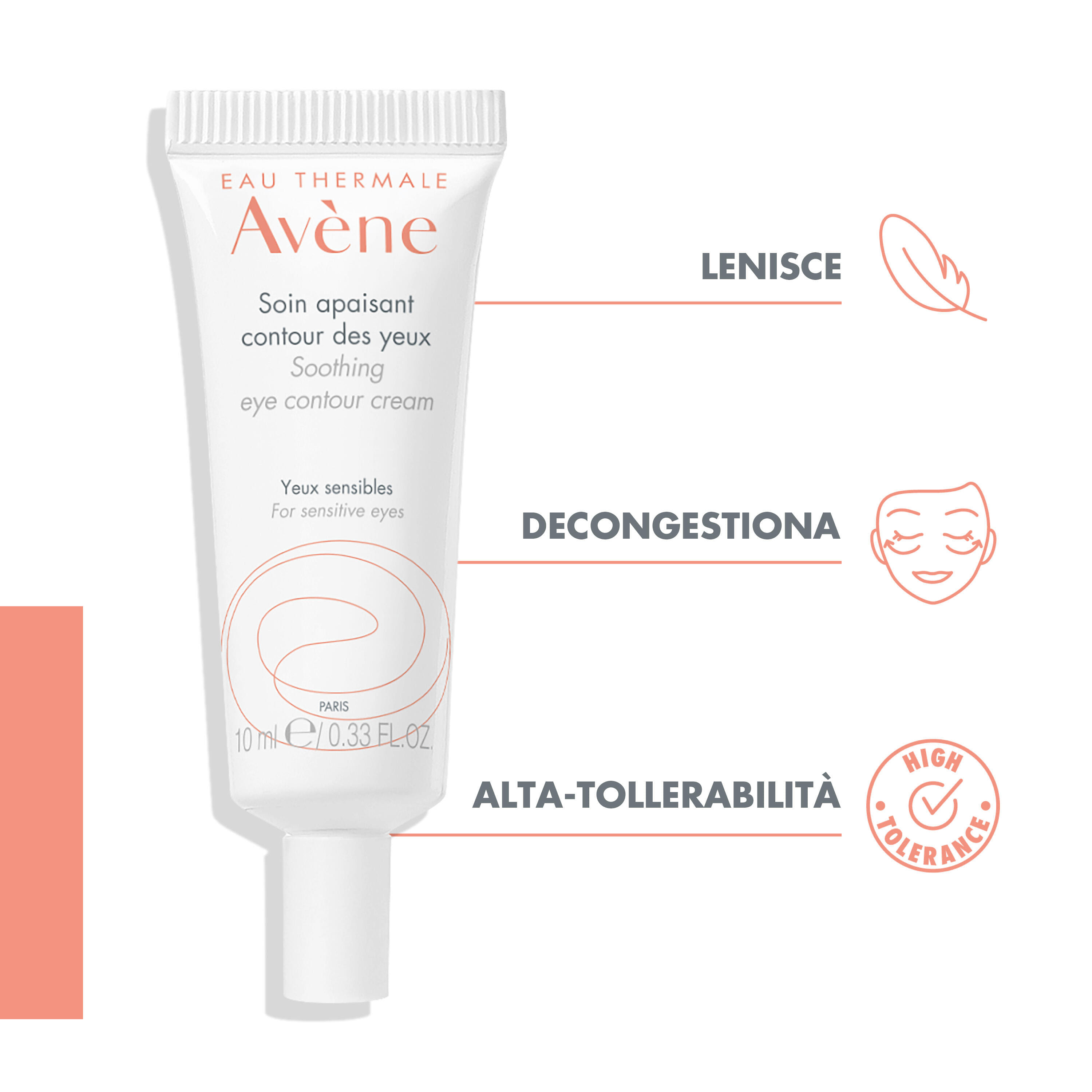 EAU THERMALE AVENE TRATTAMENTO LENITIVO CONTORNO OCCHI 10 ML