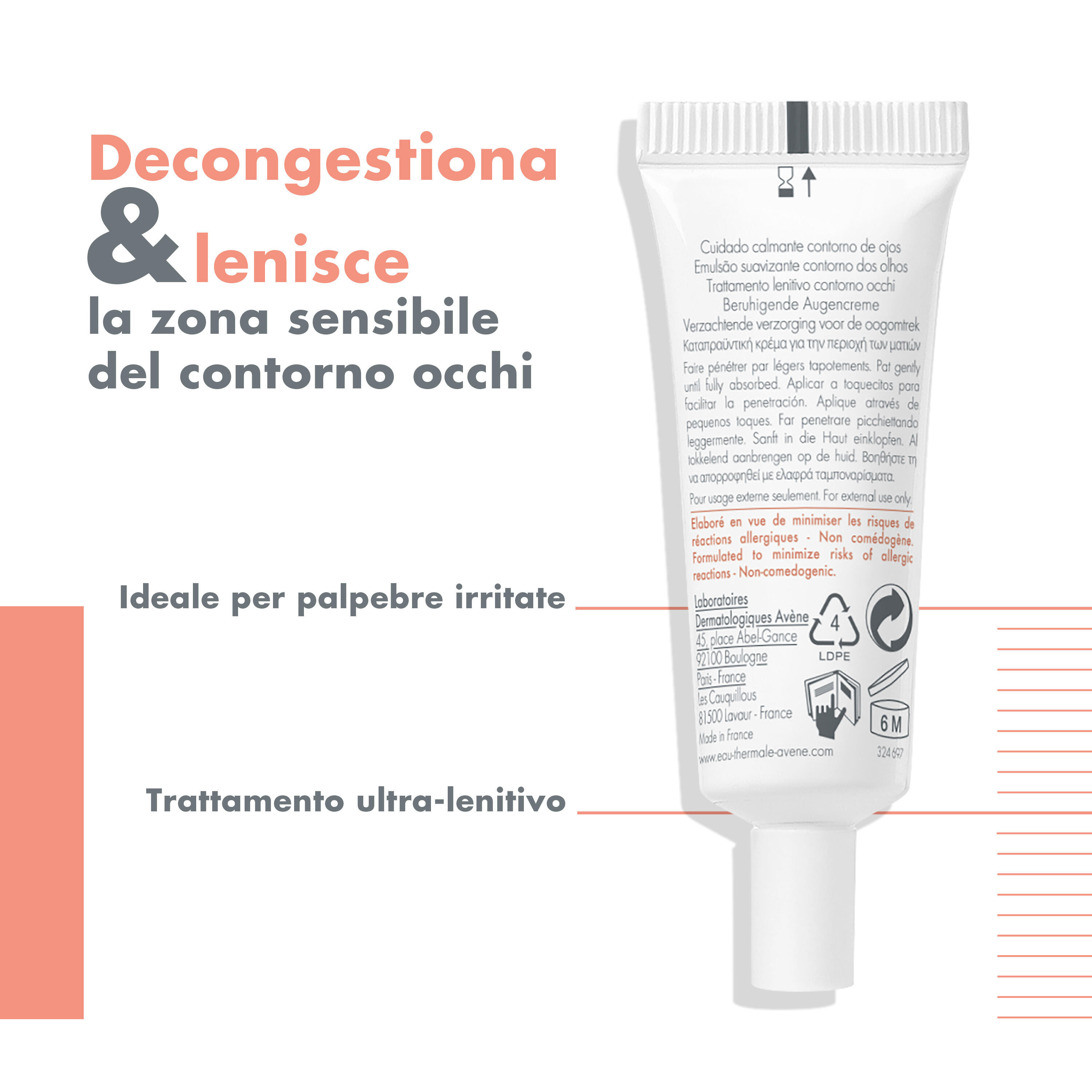 EAU THERMALE AVENE TRATTAMENTO LENITIVO CONTORNO OCCHI 10 ML