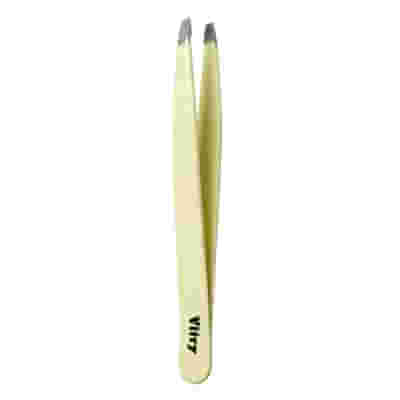 PINZETTA PROF OBL INOX COLORAT