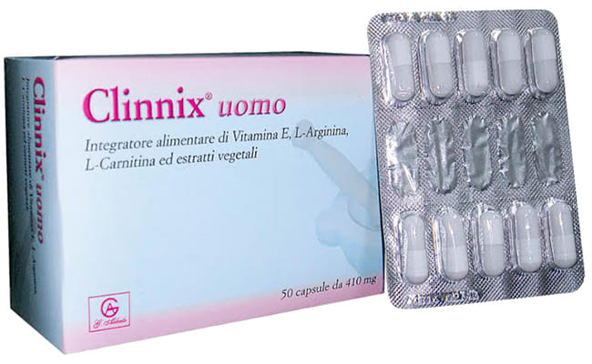 Integratore Clinderm Uomo Vitamina E, 50 capsule