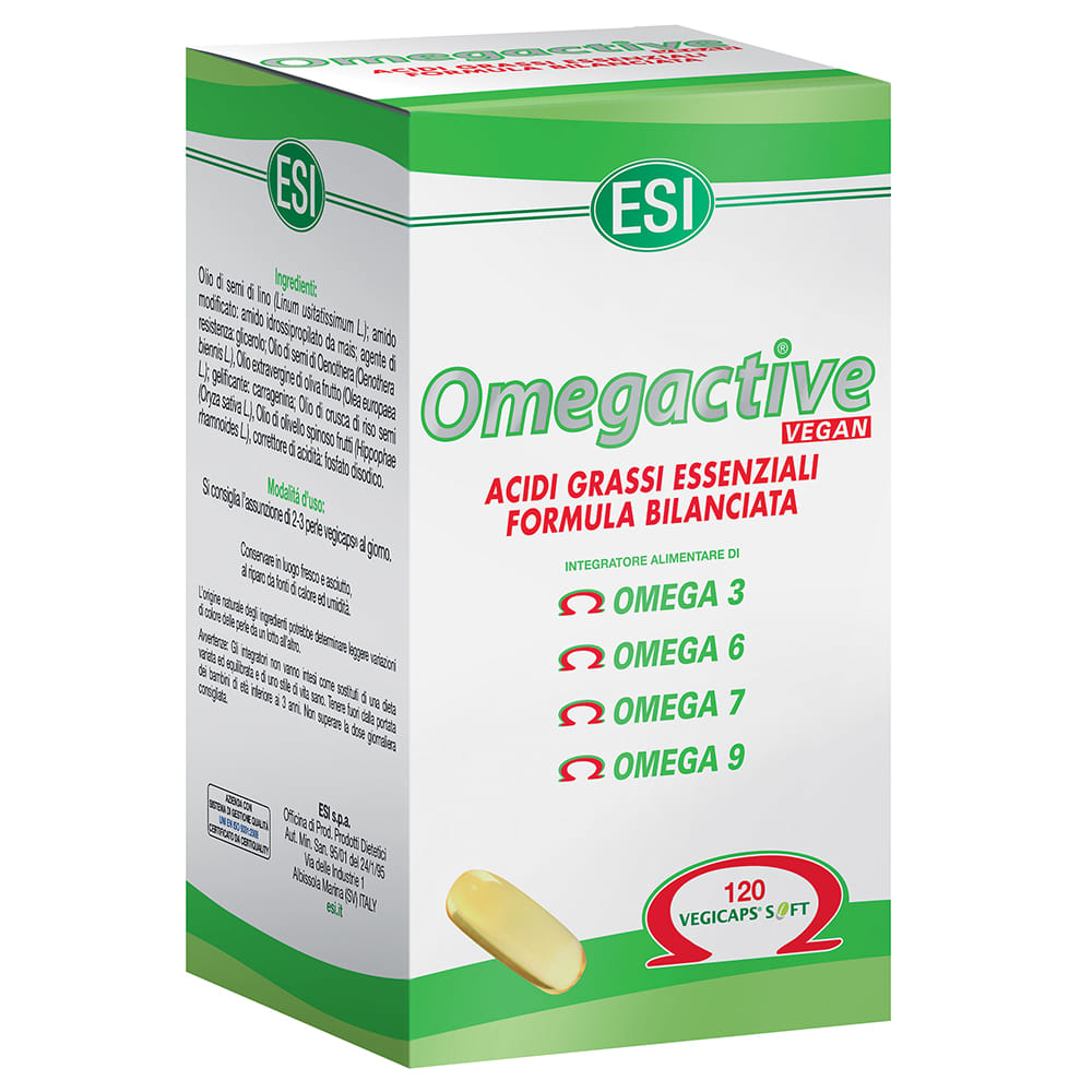 Esi Omega V Vegan 120 Capsule Molli Senza Glutine