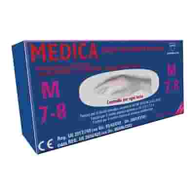MEDICA GUANTO LATTICE N/STERILE CON POLVERE DM MISURA M 100 PEZZI