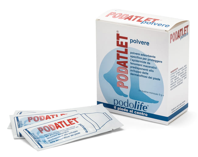 Polvere piedi Podatlet adsorbente, 24 bustine