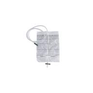 SACCA RACCOLTA URINA DA LETTO IN PVC NON STERILE VOLUME 2 LITRI TUBO LUNGHEZZA 130 CM CON SCARICO E VALVOLA ANTIREFLUSSO