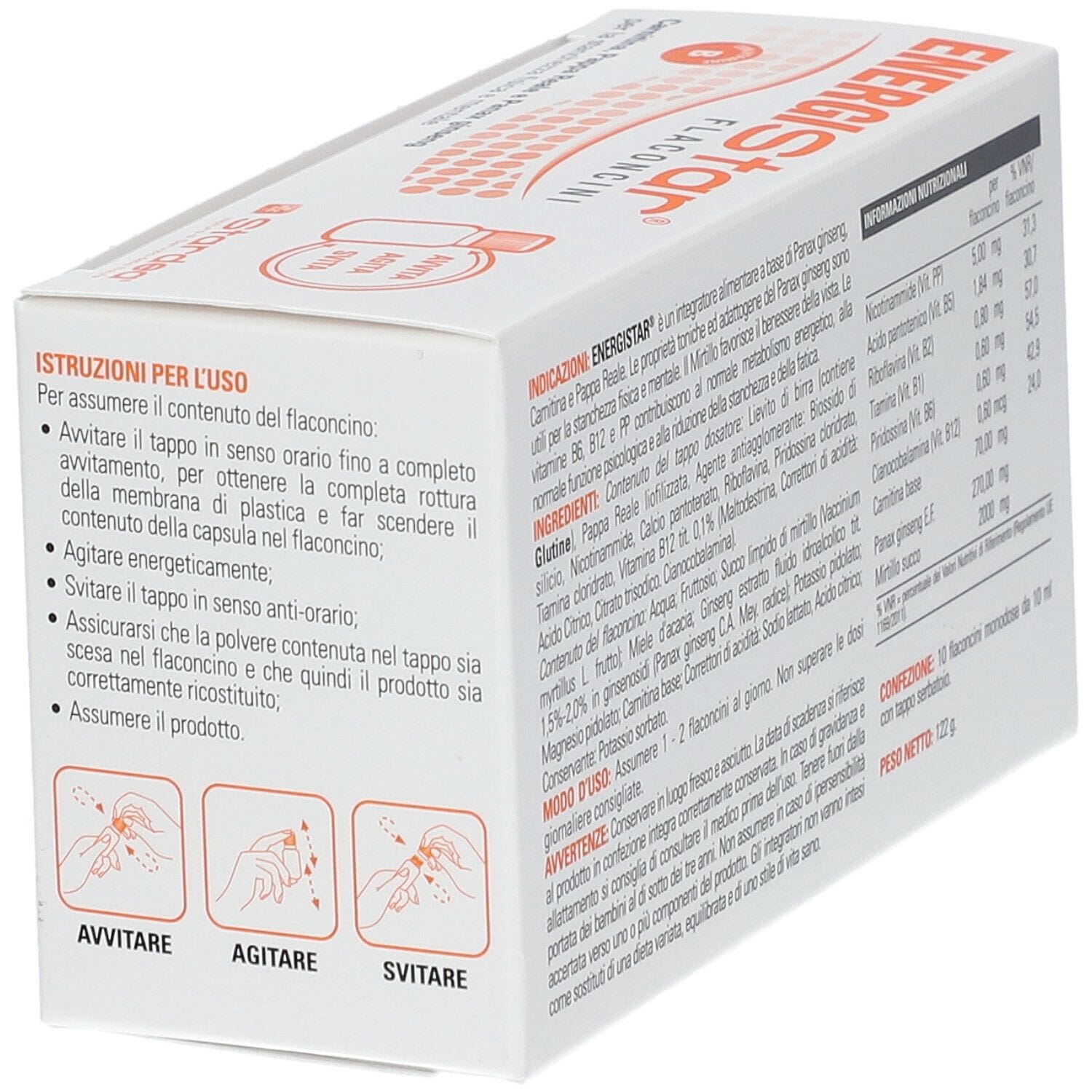 ENERGISTAR 10 FLACONCINI MONODOSE 10 ML