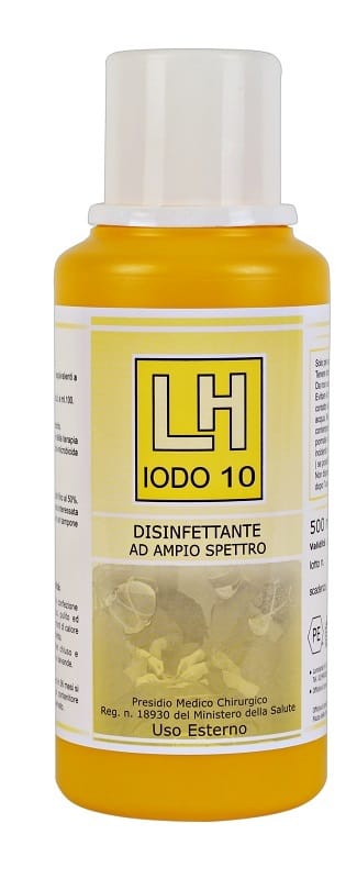 Disinfettante LH Iodo 10 per cute integra, 125ml