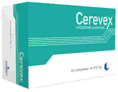 Integratore Cerevex con Ginkgo e Bacopa, 60 compresse 450mg