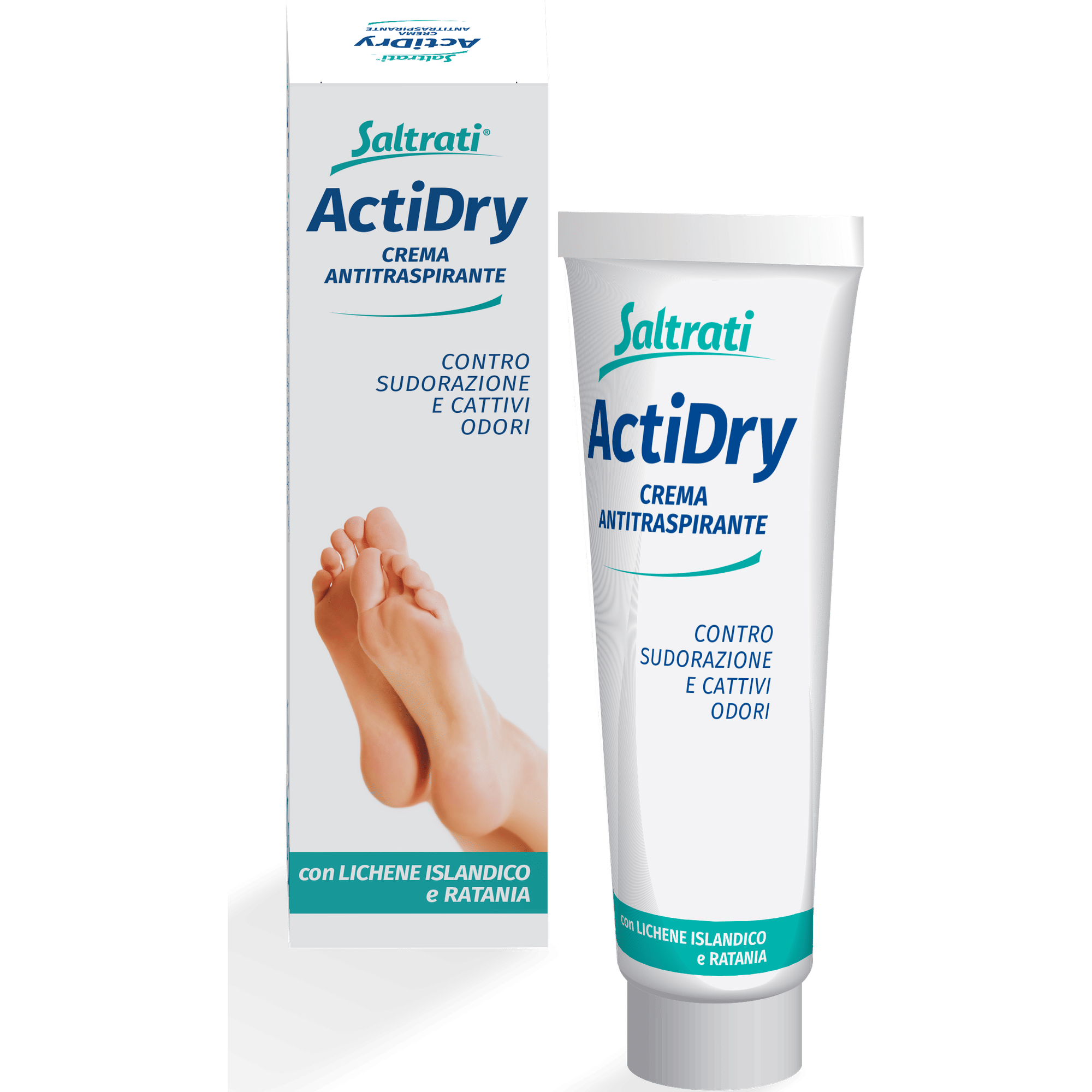 Saltrati Actidry Crema Antitraspirante 100 Ml