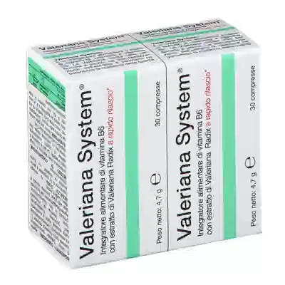 Integratore Valeriana System per sonno e relax, 60 compresse