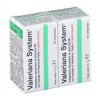 VALERIANA SYSTEM 30 COMPRESSE + 30 COMPRESSE