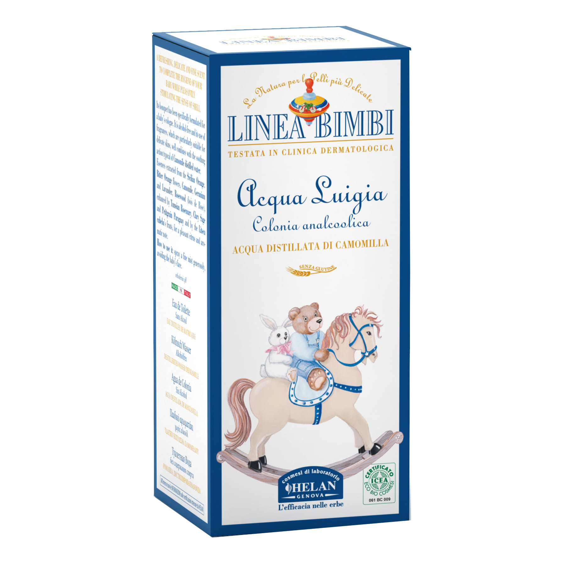 Colonia analcoolica Helan Bimbi Acqua Luigia 100ml