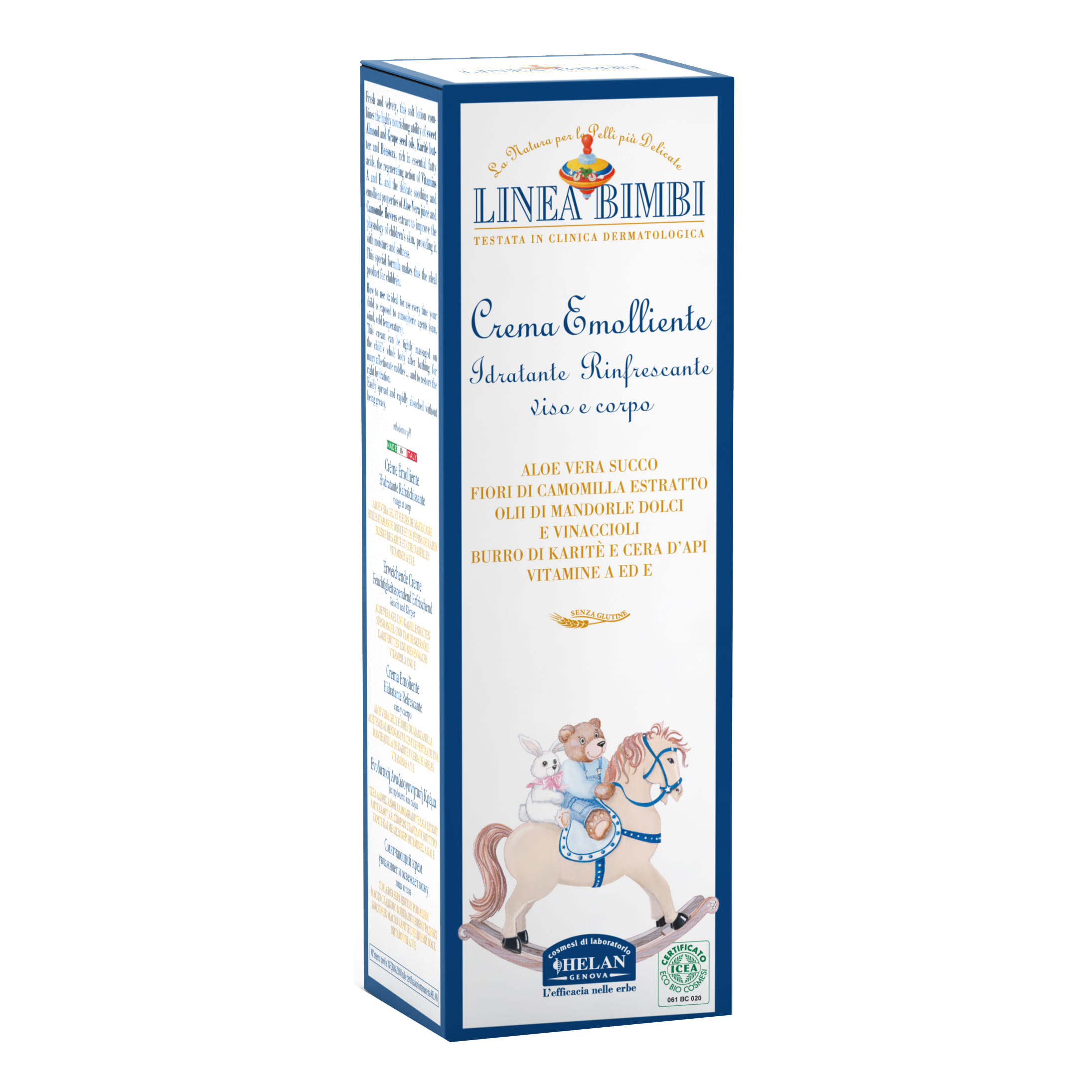 Crema emolliente Helan Bimbi per neonati, 100ml