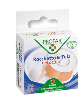 Cerotto Rocchetto Profar in tela comfort 2,5cm x 5m