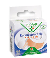 Cerotto Rocchetto Profar in tela comfort 2,5cm x 5m