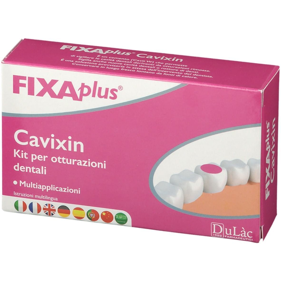 Kit di Emergenza Cavixin Fixaplus per Otturazioni Dentali
