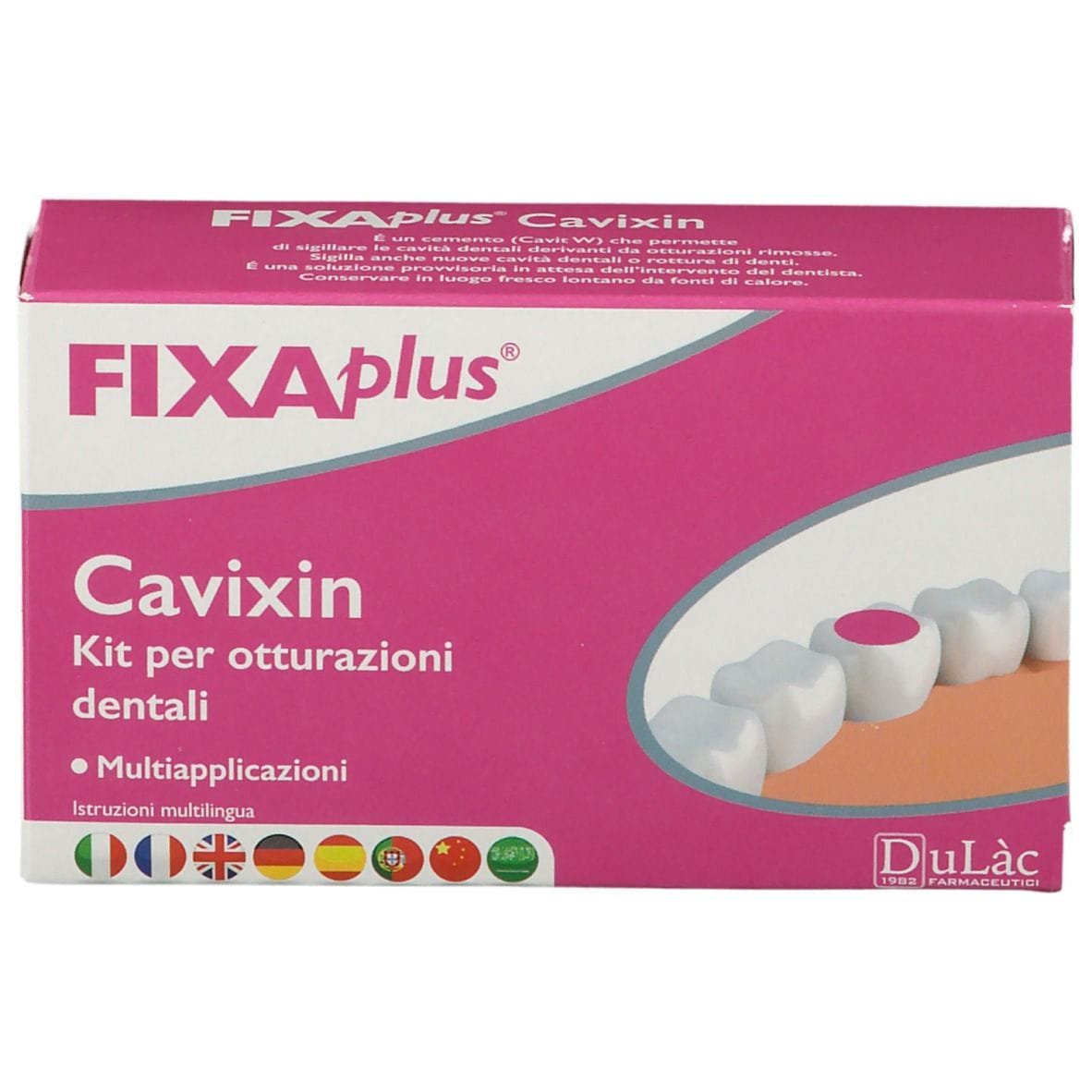 Kit di Emergenza Cavixin Fixaplus per Otturazioni Dentali
