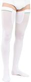 ALBERT ANDRE' ARTICOLO 700 KK6 CALZA AUTOREGGENTE A-G ANTITROMBOSI CON TASSELLO PUNTA APERTA LYCRA MM HG 18-24 COLORE BIANCO TAGLIA XL-STANDARD