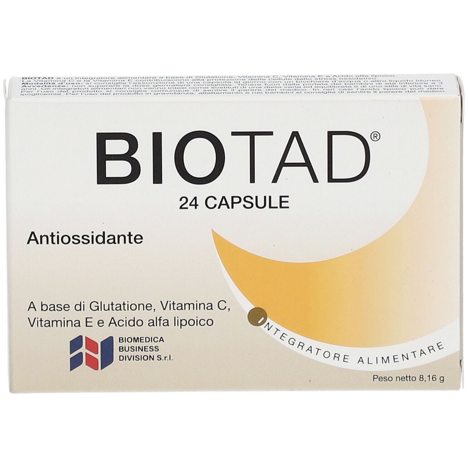 Integratore Biotad 500mg antiossidante, 24 capsule