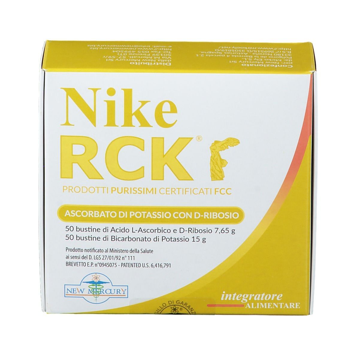 NIKE RCK ASCORBATO POTASSIO + RIBOSIO 100 BUSTINE 22,65 G