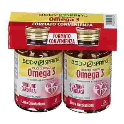 BODY SPRING OLIO DI PESCE OMEGA 3 CONFEZIONE BIPACK 50 CAPSULE X 2