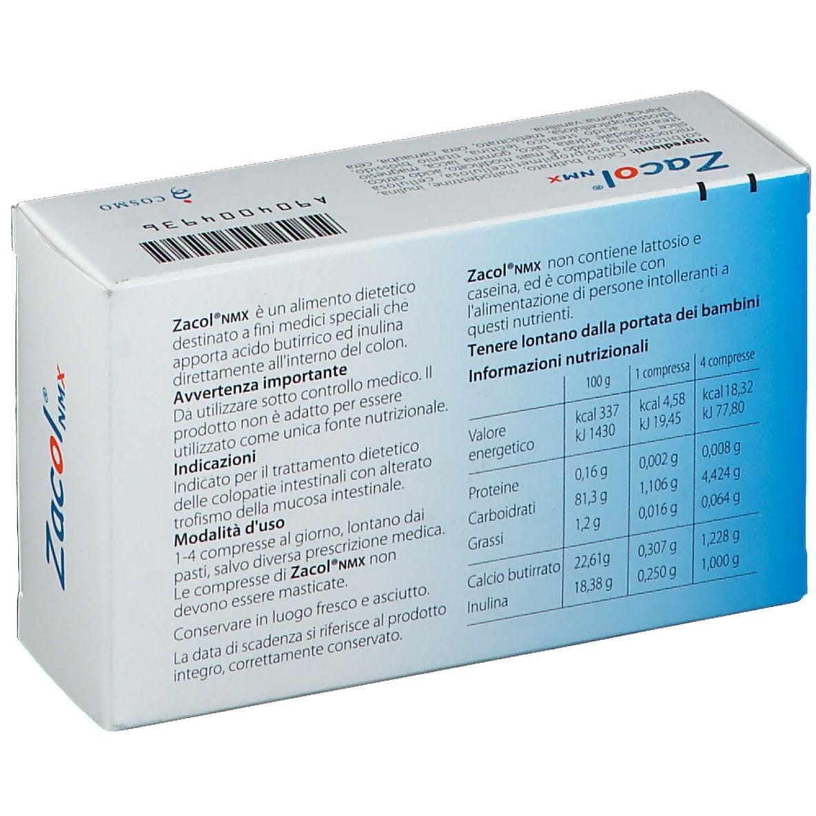 ZACOL NMX 30 COMPRESSE