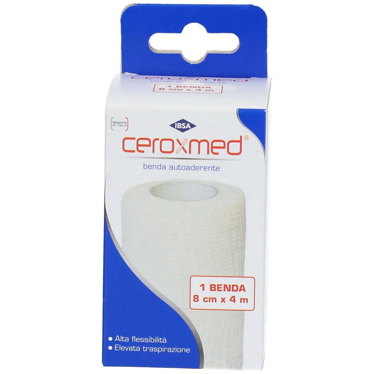 Benda Elastica Autoaderente Ceroxmed 8x400cm, 1 pezzo