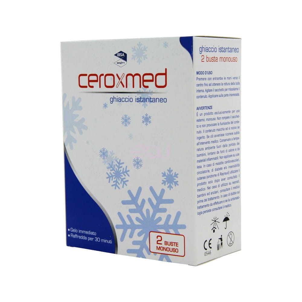 Ghiaccio Istantaneo Ceroxmed per traumi, 2 bustine