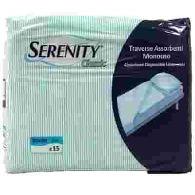 TRAVERSA SALVAMATERASSO PER INCONTINENZA SERENITY CLASSIC MISURA 60X90CM 15 PEZZI