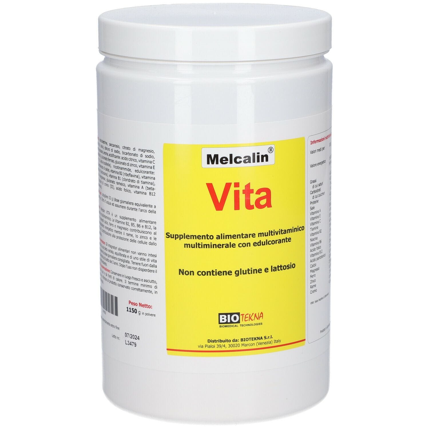Integratore Multivitaminico Melcalin Vita Polvere 1150g