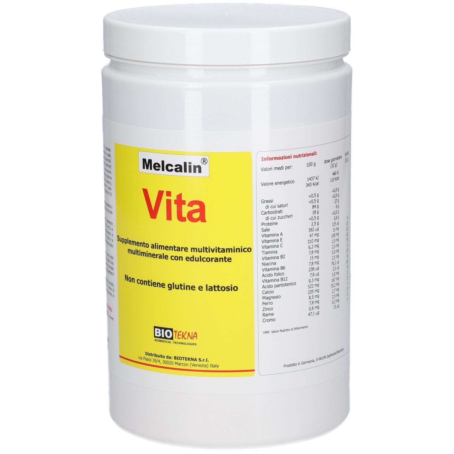 Integratore Multivitaminico Melcalin Vita Polvere 1150g
