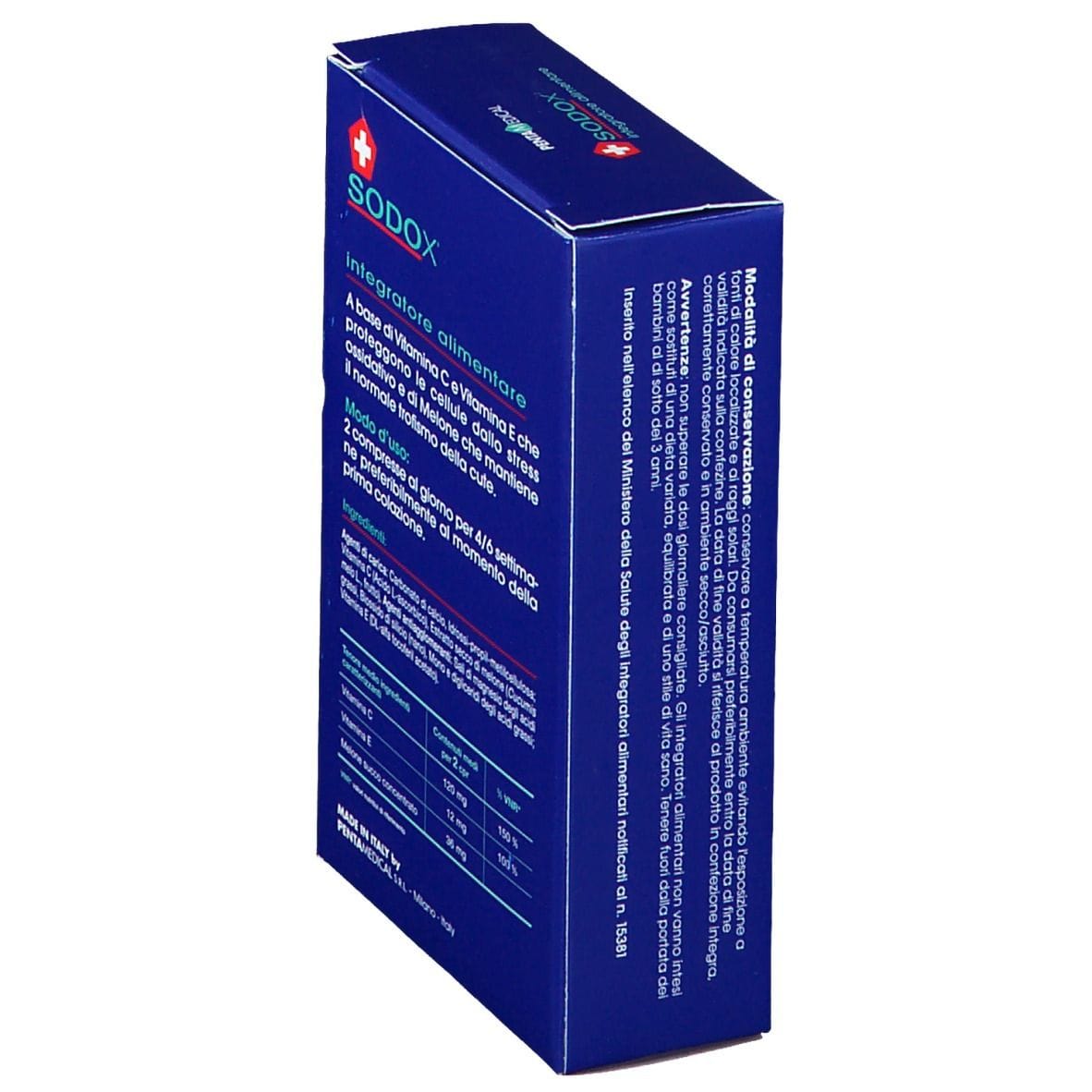 Integratore Sodox antiossidante, 30 compresse