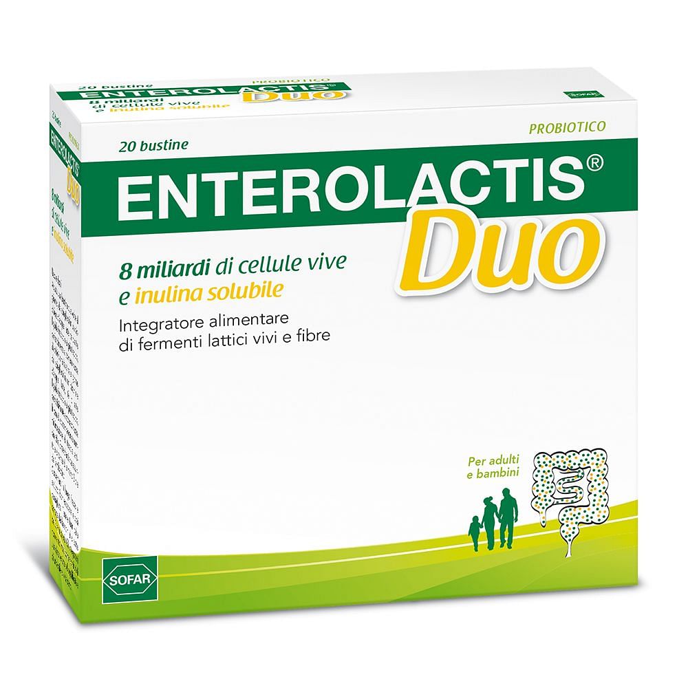 Enterolactis Duo Polvere Orale 20 Bustine