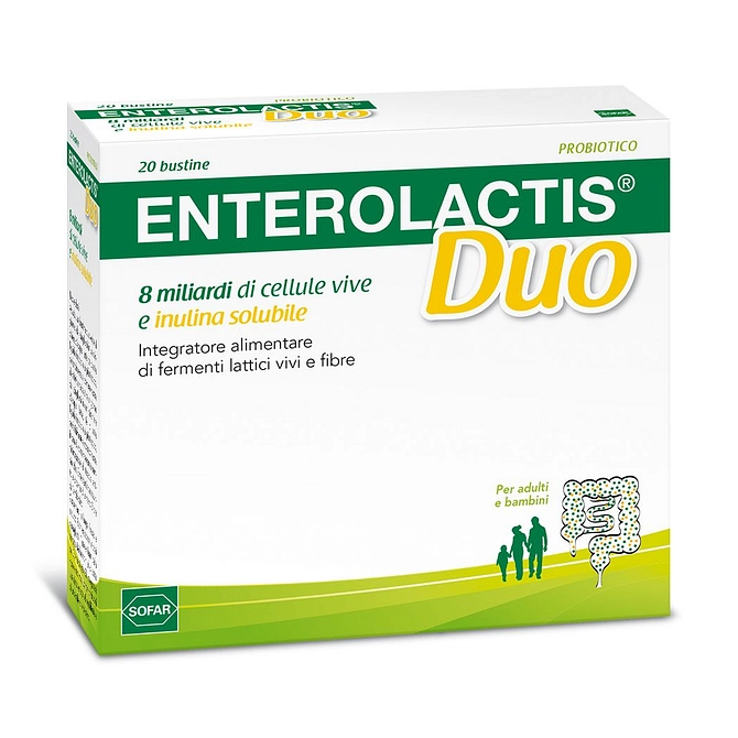 Enterolactis Duo Polvere Orale 20 Bustine