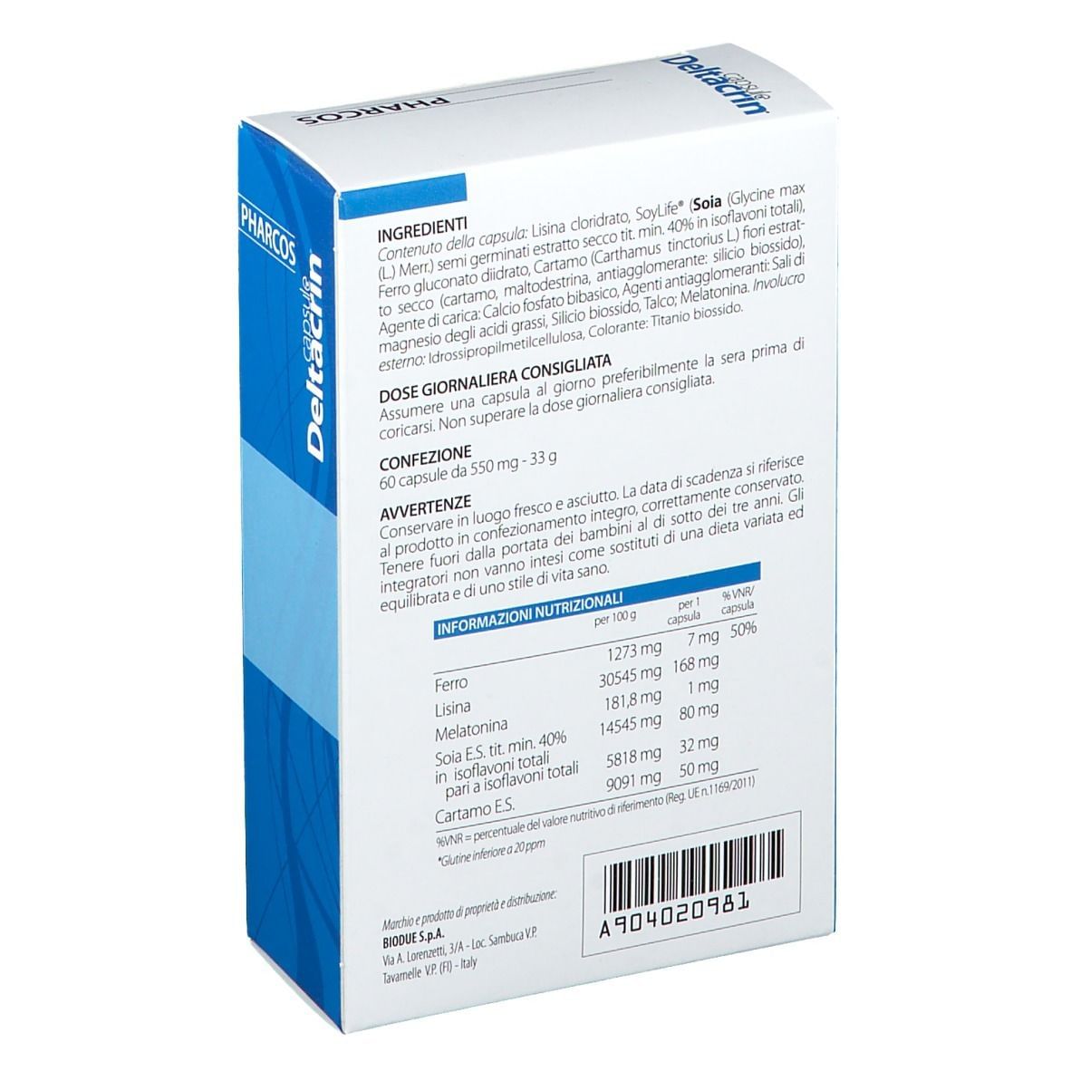 PHARCOS DELTACRIN CAPSULE 60 CAPSULE