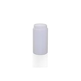 FLACONE TONDO BIANCO 500 ML CODICE 6K + TAPPO E LEVA 10 PEZZI