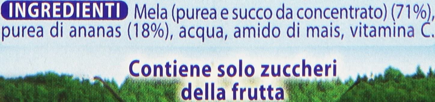 MELLIN OMOGENEIZZATO MELA ANANAS 100 G 2 PEZZI