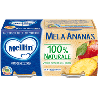 MELLIN OMOGENEIZZATO MELA ANANAS 100 G 2 PEZZI