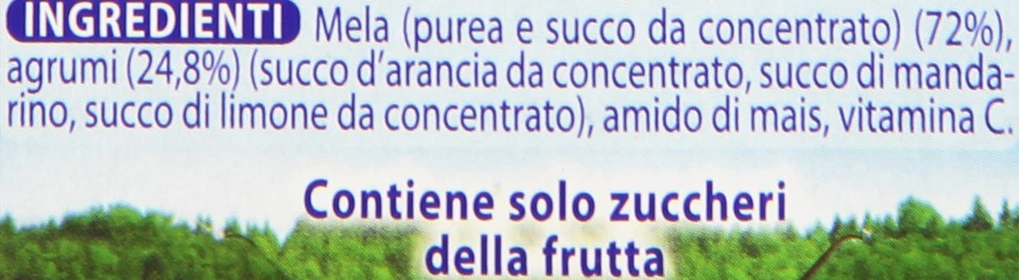 MELLIN OMOGENEIZZATO MELA AGRUMI 100 G 2 PEZZI