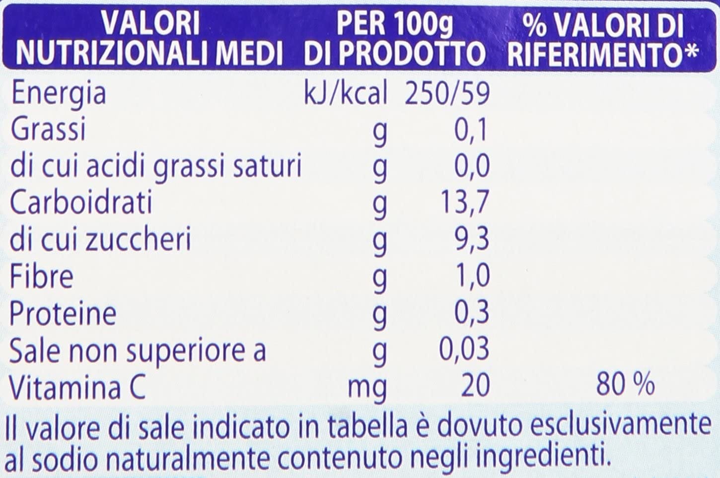 MELLIN OMOGENEIZZATO MELA AGRUMI 100 G 2 PEZZI