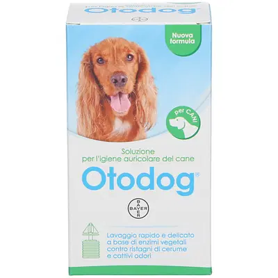 OTODOG FLACONE 125 ML + FLACONE A SOFFIETTO DA 25 ML CON APPLICATORE ANATOMICO OTODOG FLACONE 125 ML + FLACONE A SOFFIETTO DA 25 ML CON APPLICATORE ANATOMICO